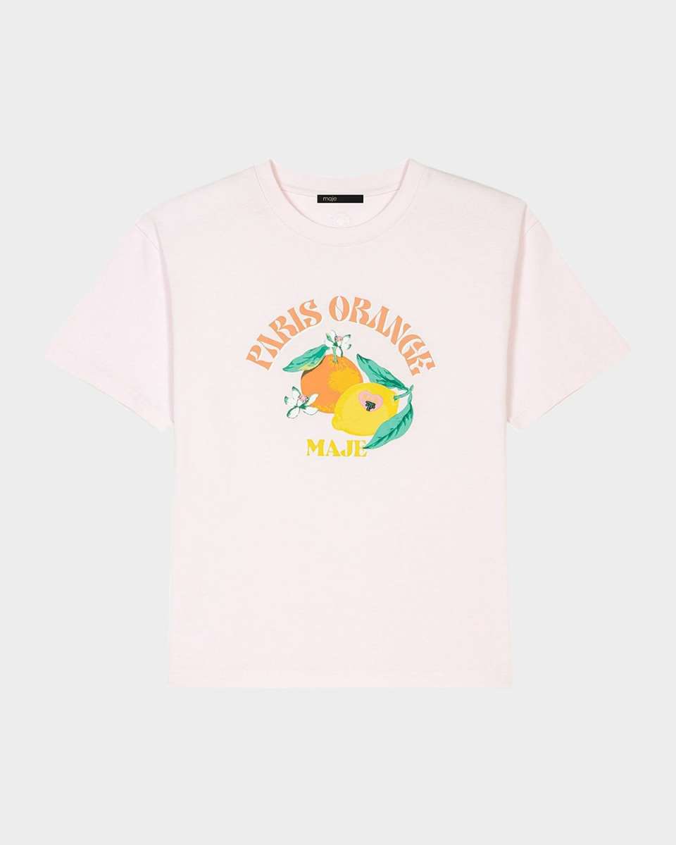 Orange Graphic T-Shirt